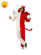 ANGEL OR DEMON FURRY ONESIE COSTUME, ADULT